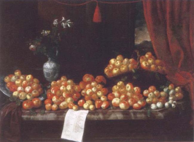 Bartolomeo Bimbi Apple oil painting image